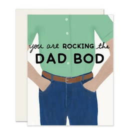Slightly Stationery Dad Bod Card