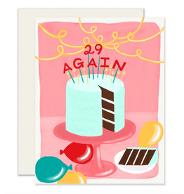 Slightly Stationery 29 Again Card