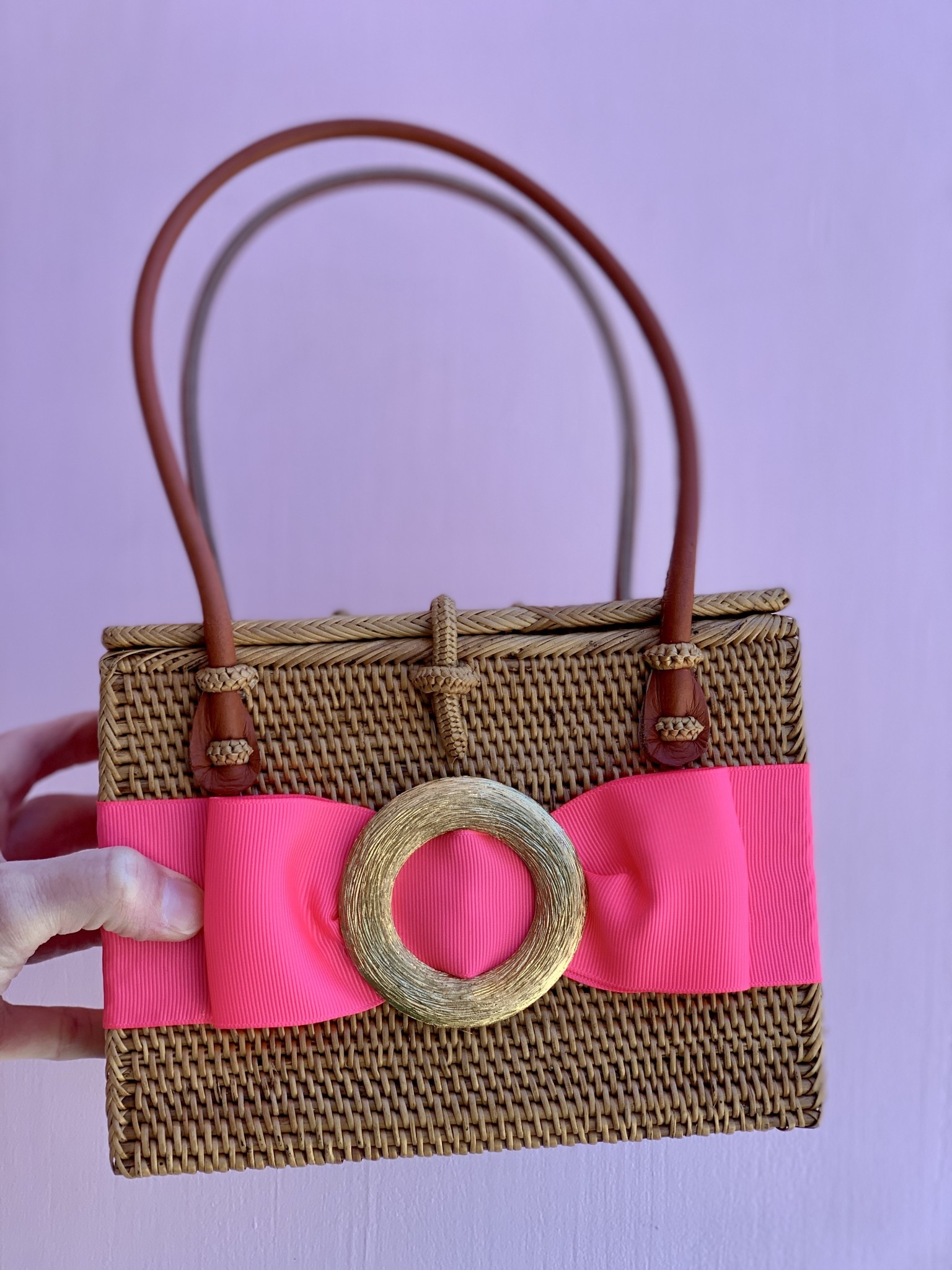 hot pink purse