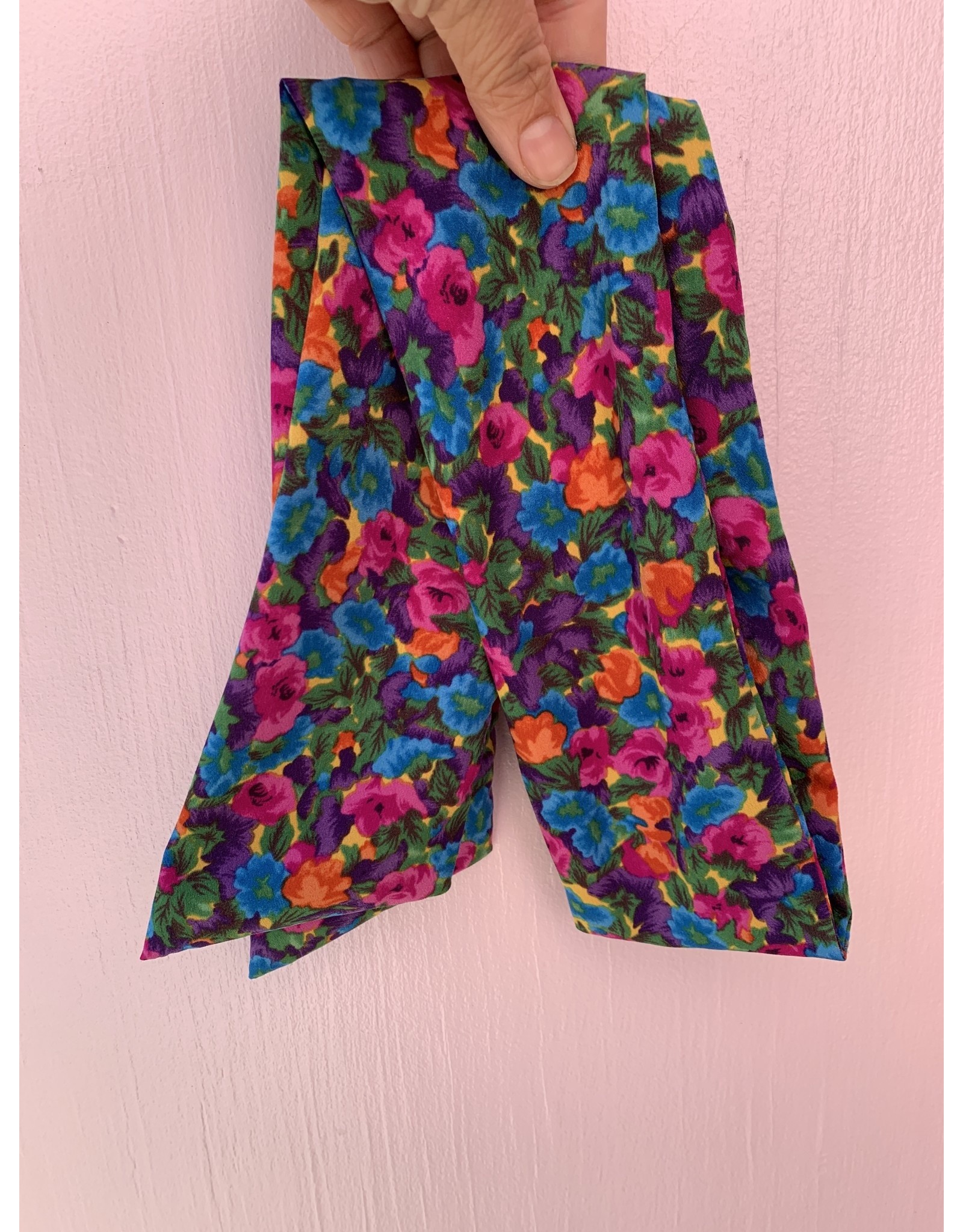 Floral silk head scarf Clearance