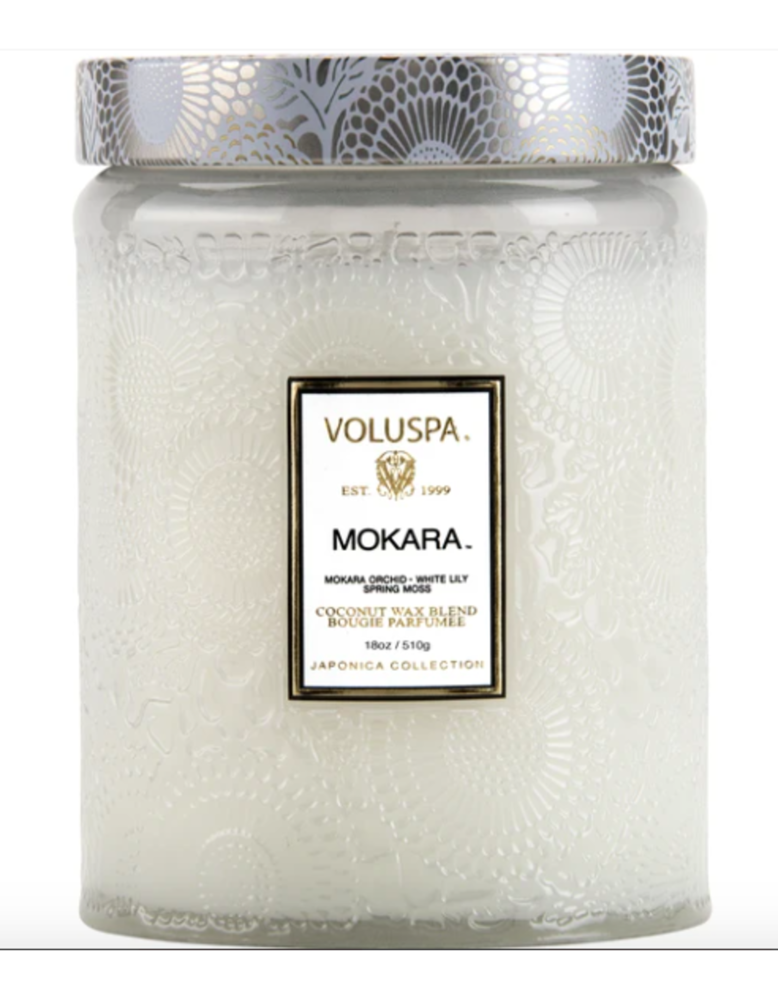 Voluspa Mokara Large Glass Jar Candle