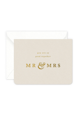 Smitten on Paper Mr. & Mrs. Greeting Card