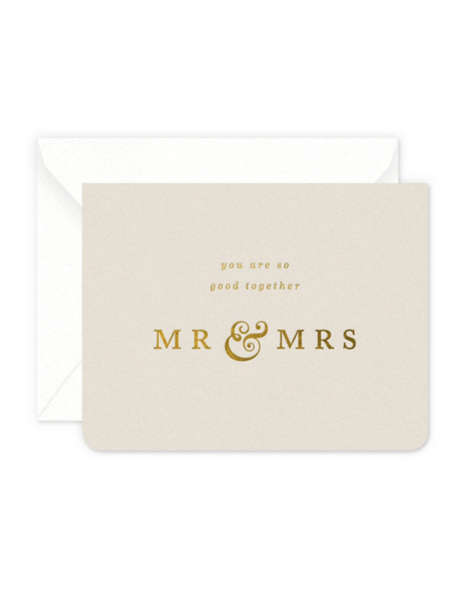 Smitten on Paper Mr. & Mrs. Greeting Card