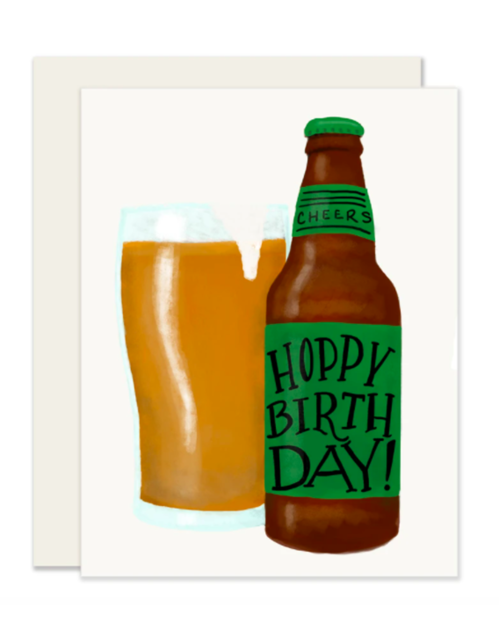 Slightly Stationery Hoppy Birthday Card