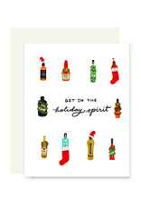Slightly Stationery Holiday Spirits Card