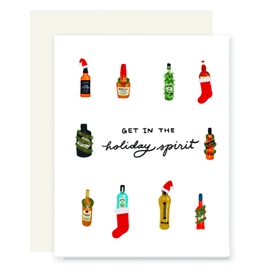 Slightly Stationery Holiday Spirits Card
