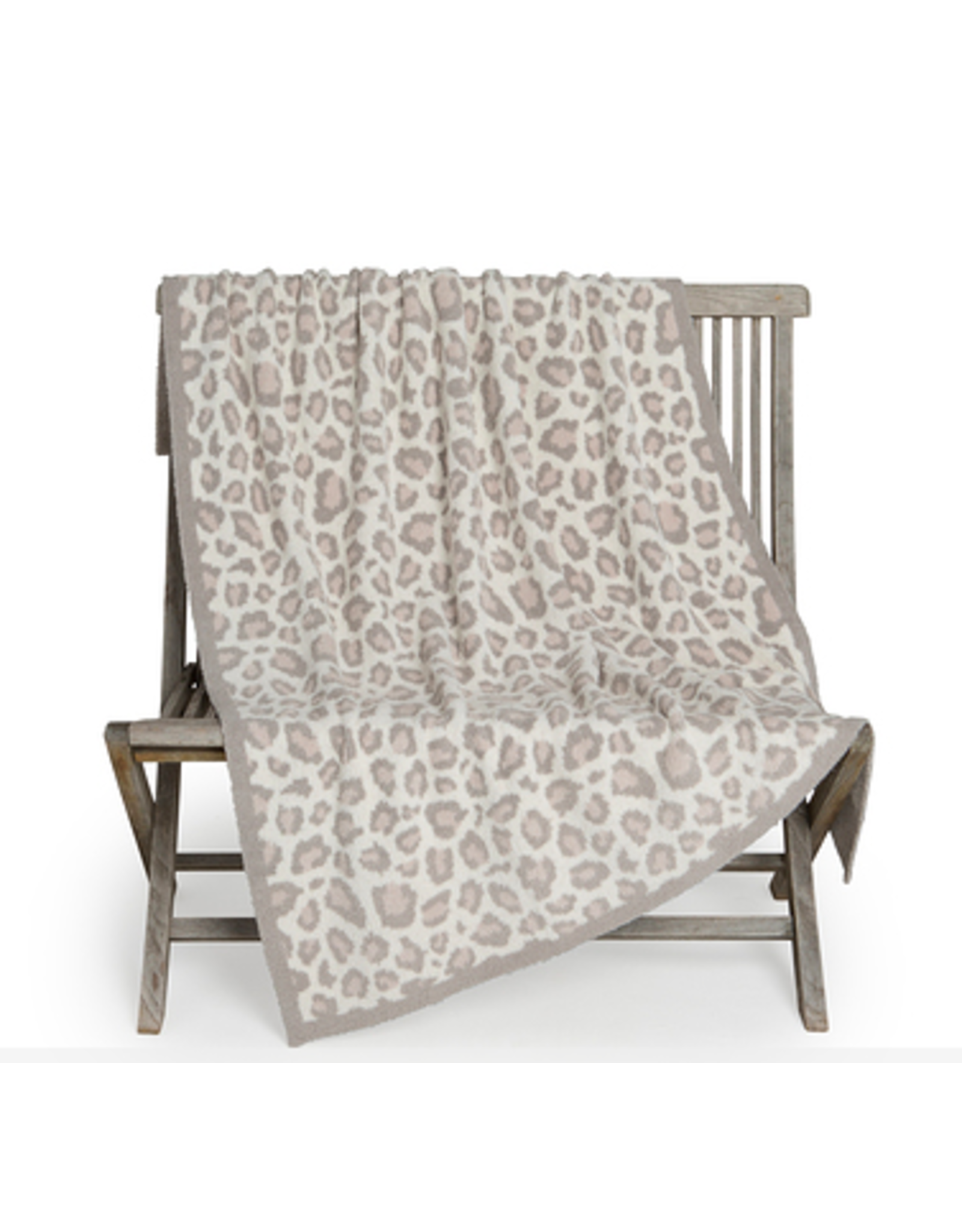 Barefoot Dreams CozyChic Safari Blanket in Cream Multi