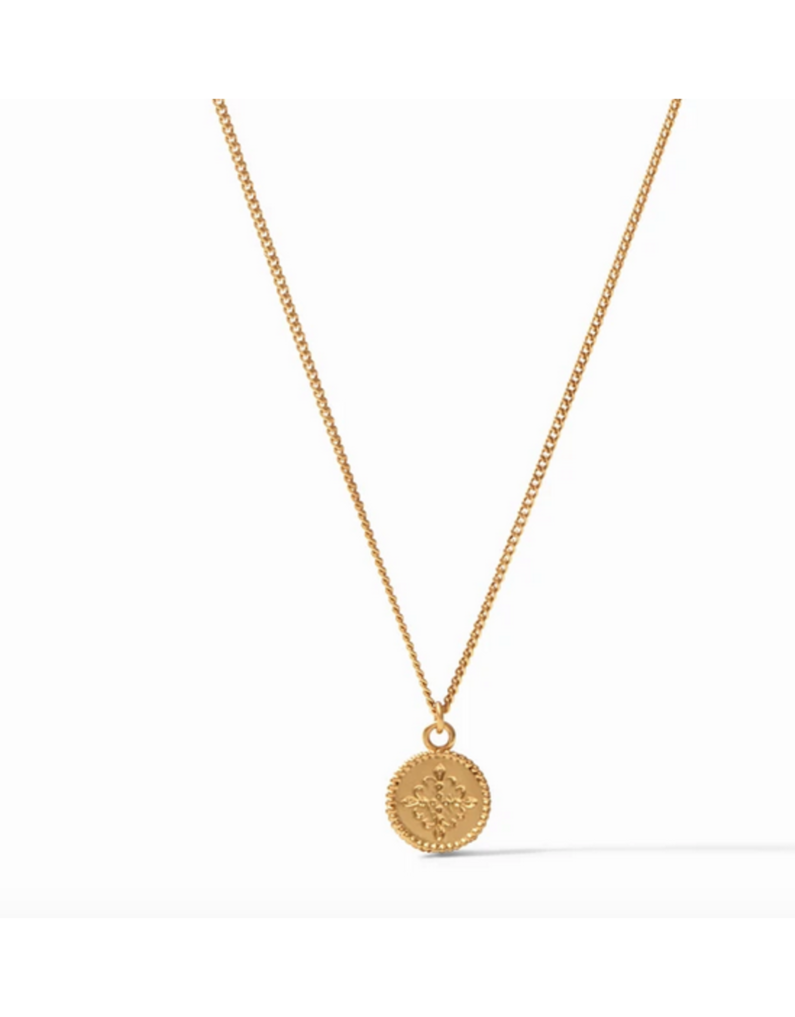 Francesca's Jules Layered Flower Charm Necklace