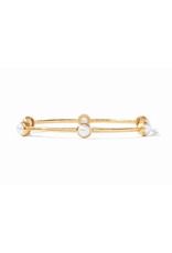 Julie Vos Milano Luxe Bangle in Pearl by Julie Vos