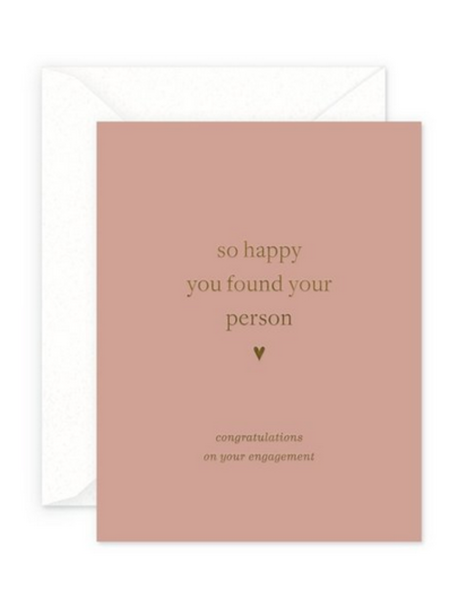 Smitten on Paper Your Person Engagement Greeting Card