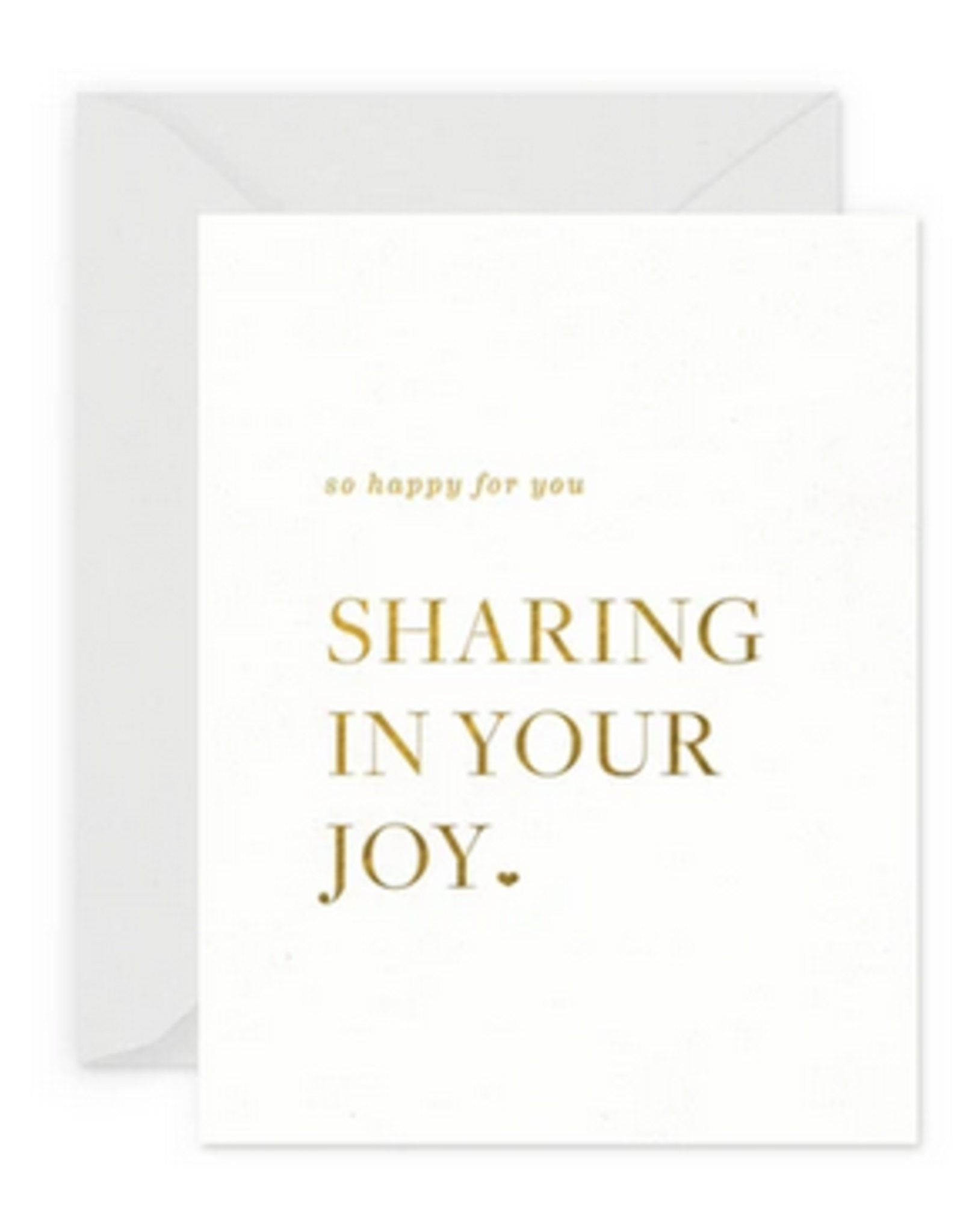 Smitten on Paper Sharing Your Joy Greeting Card
