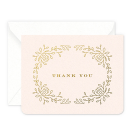 Smitten on Paper Thank You Wreath Greeting Card