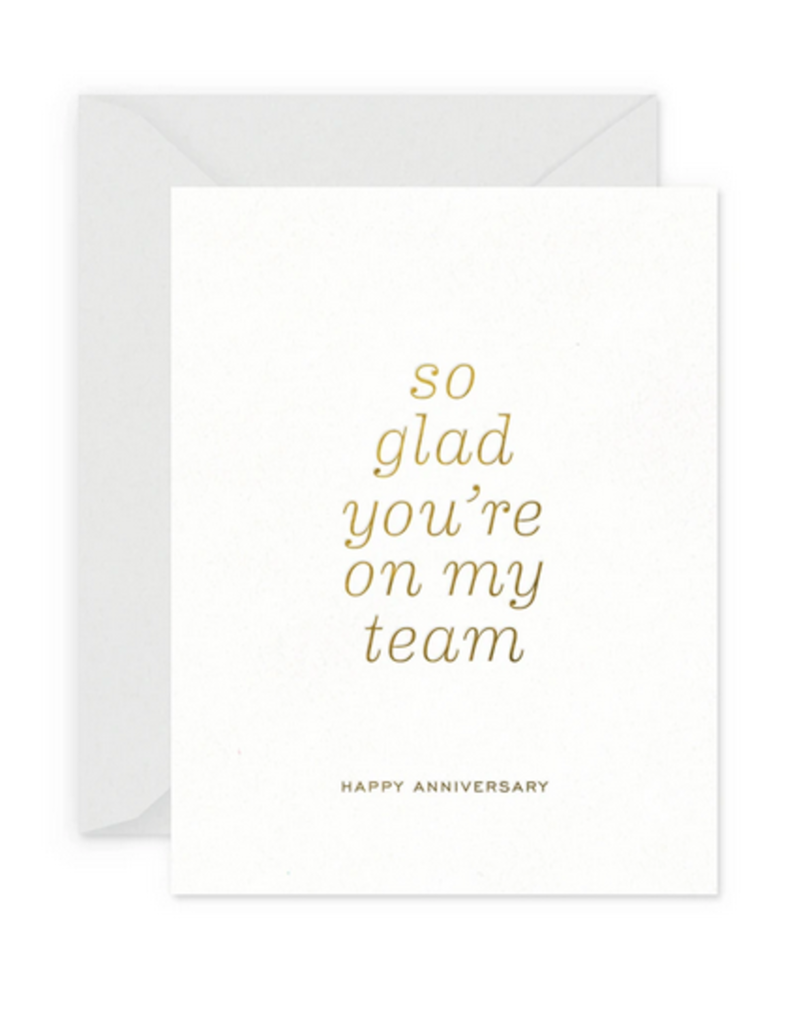 Smitten on Paper Team Anniversary Greeting Card