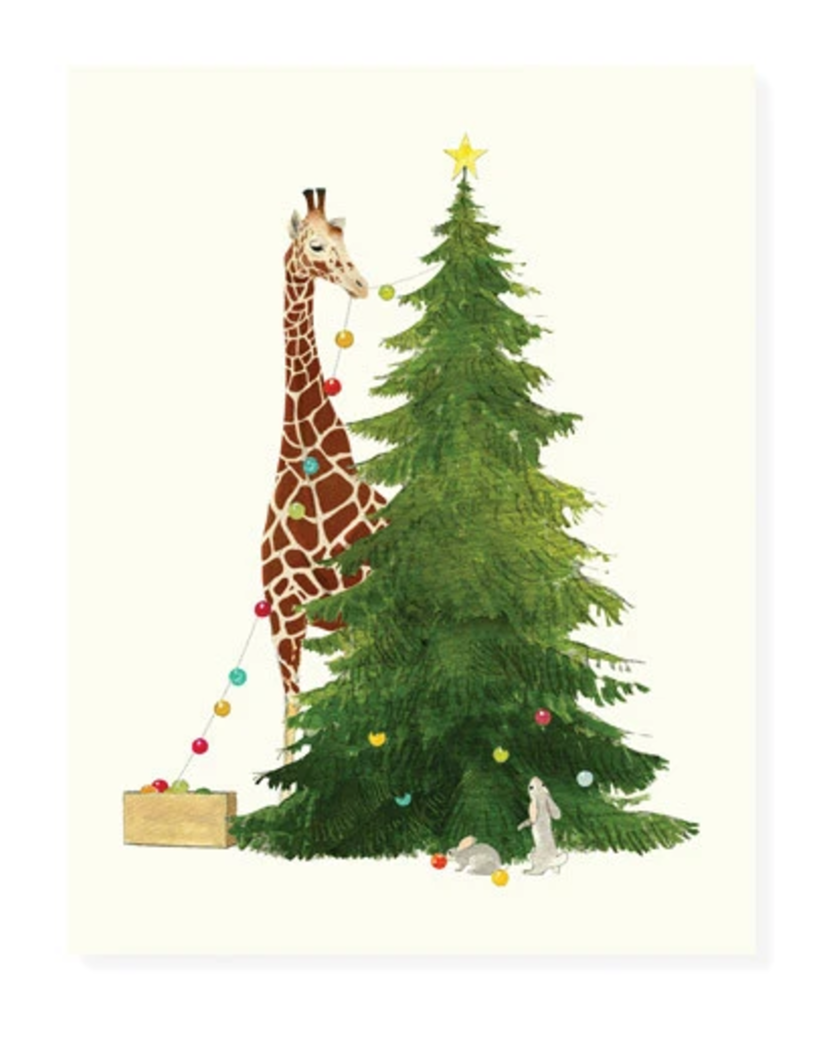 Felix Doolittle Star Trimmer Giraffe Card