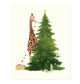 Felix Doolittle Star Trimmer Giraffe Card