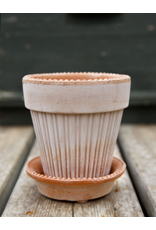 Bergs Potter Simona Pot in Rose + Saucer by Bergs Potter