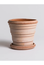 Bergs Potter Planet Pots in Rose + Saucer by Bergs Potter
