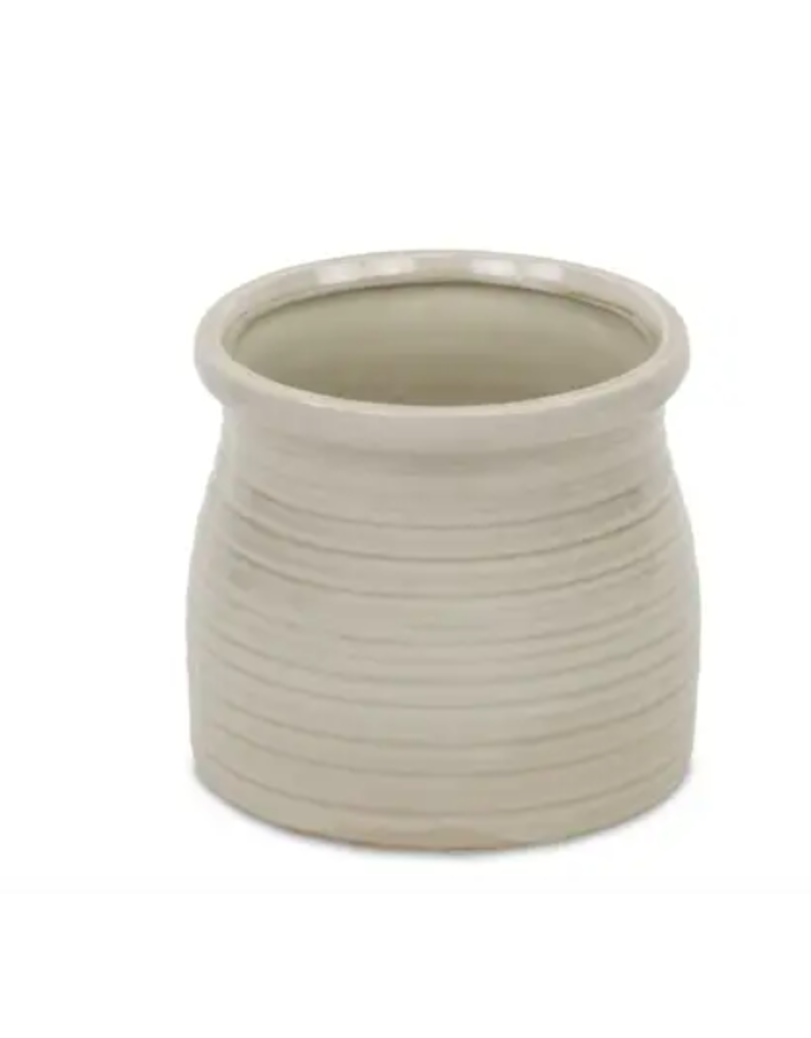 Cheungs Honey Pot in Off White 5" x 4.75"