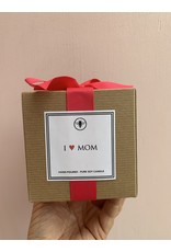 Ella B I Heart Mom Candle