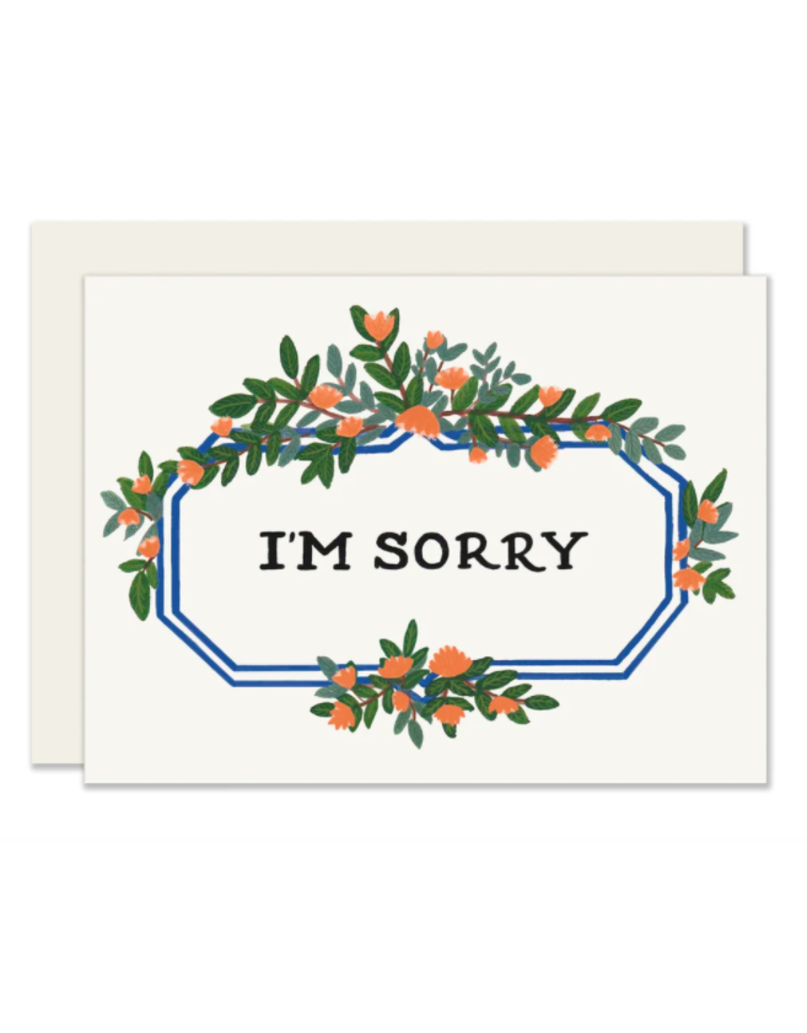 Slightly Stationery Leafy Marquee Card