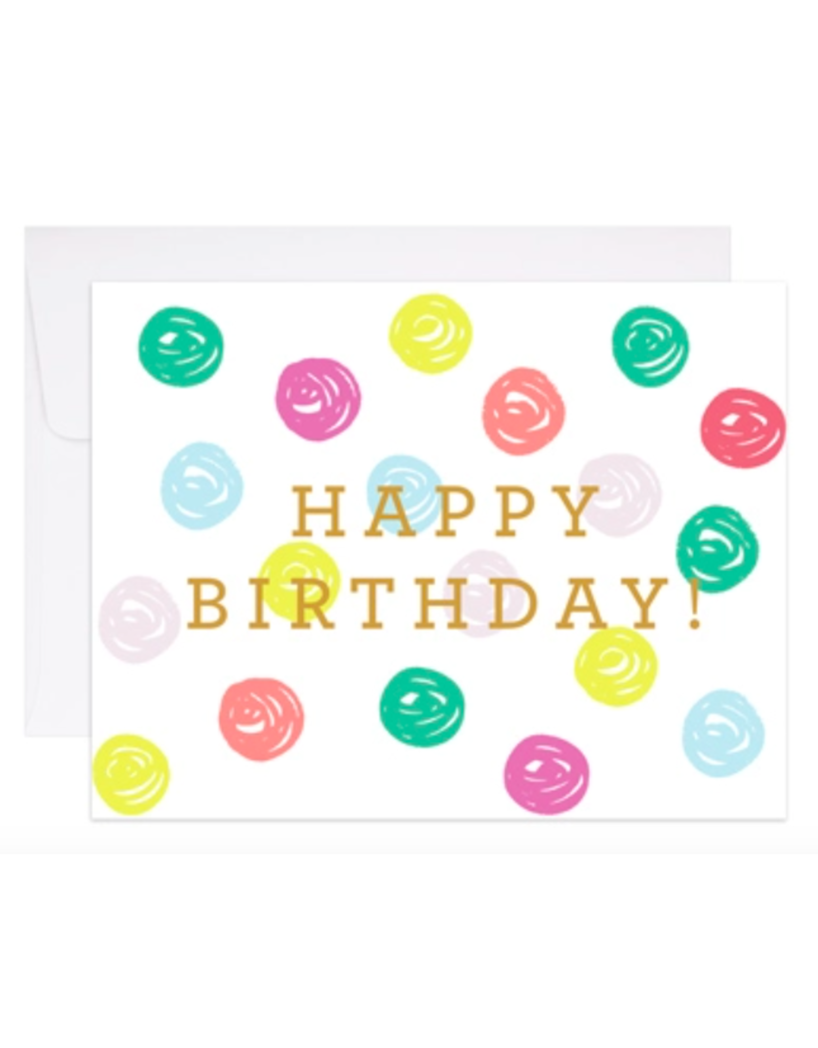 9th Letterpress Happy Birthday Dots Card Junebug