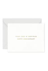 Smitten on Paper Inspiring Anniversary Greeting Card