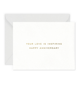 Smitten on Paper Inspiring Anniversary Greeting Card