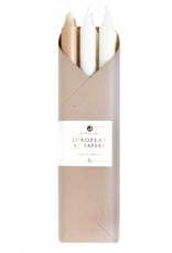 Northern Lights Taper Candle 6 Pack in Linen Closet