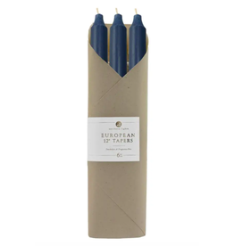 Northern Lights Taper Candle 6 Pack in Midnight Blue