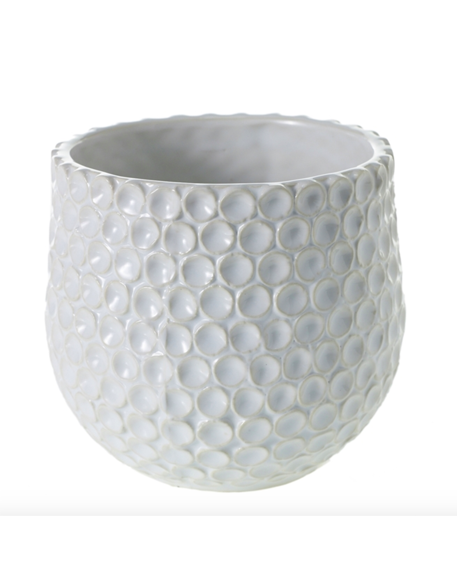 Decor Shop at Junebug Ginny Pot White 4.75" x 4.5"