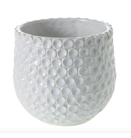 Decor Shop at Junebug Ginny Pot White 4.75" x 4.5"