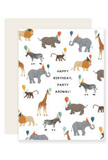 Slightly Stationery Safari Party Animal Card