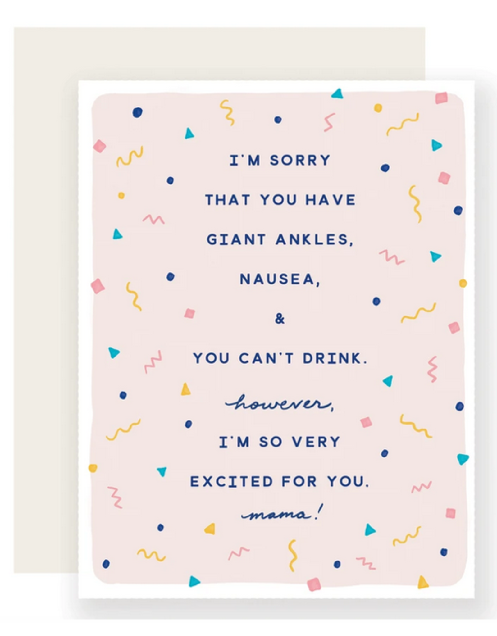 Slightly Stationery Giant Ankles Card