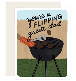 Slightly Stationery Flipping Great Dad Card