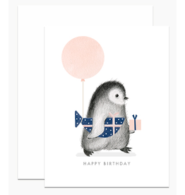 Dear Hancock Penguin with Wrapped Fish Gift Card