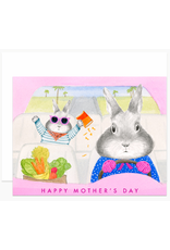 Dear Hancock Mom Bunny Driving Card