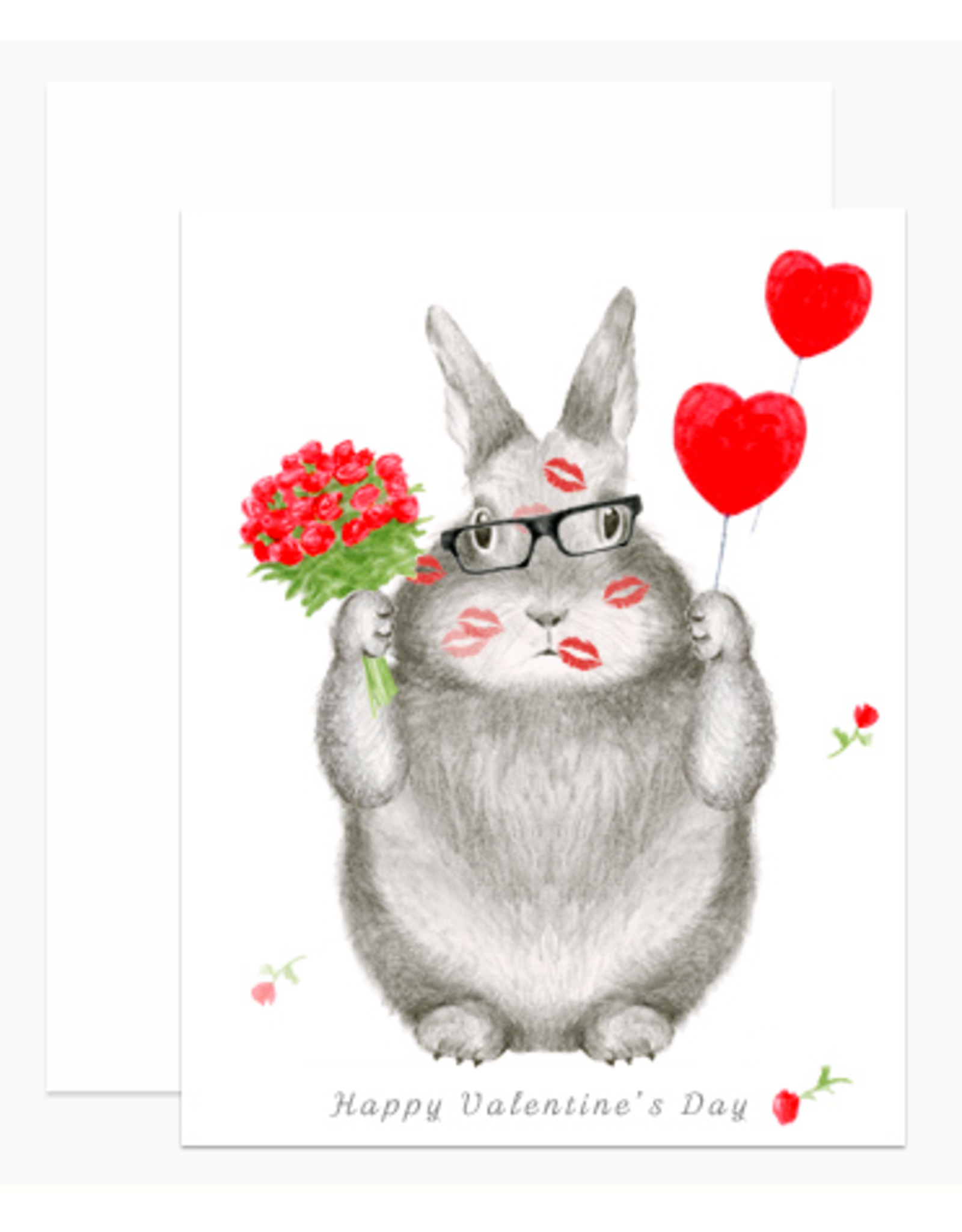 Dear Hancock Love Bunny Card