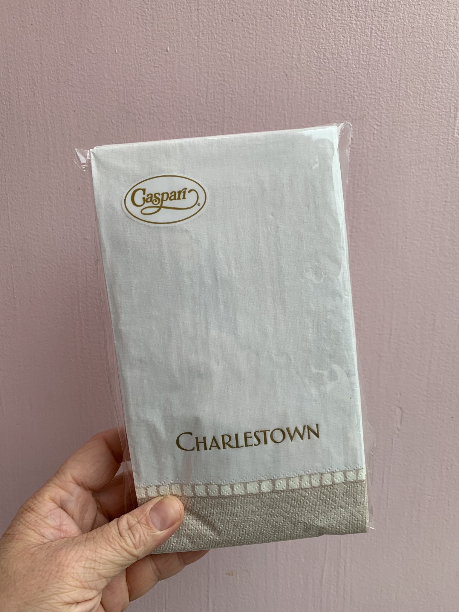 Natural Linen Charlestown Guest Towel Junebug