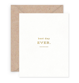 Smitten on Paper Best Day Ever Greeting Card