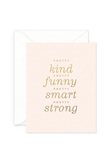 Smitten on Paper Pretty Kind Greeting Card