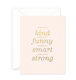 Smitten on Paper Pretty Kind Greeting Card