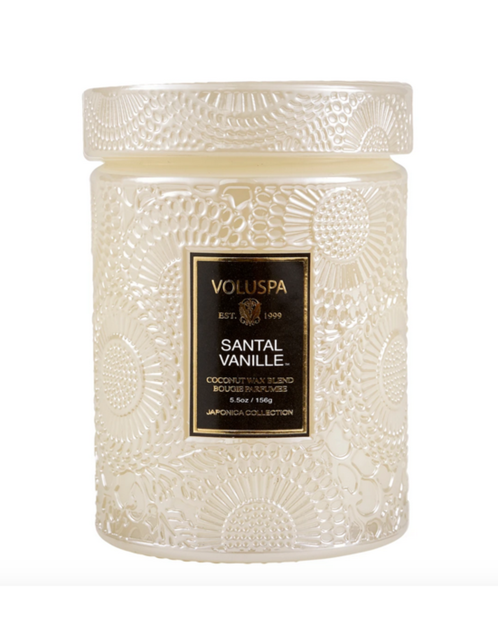 Voluspa Santal Vanille Small Jar Glass Candle