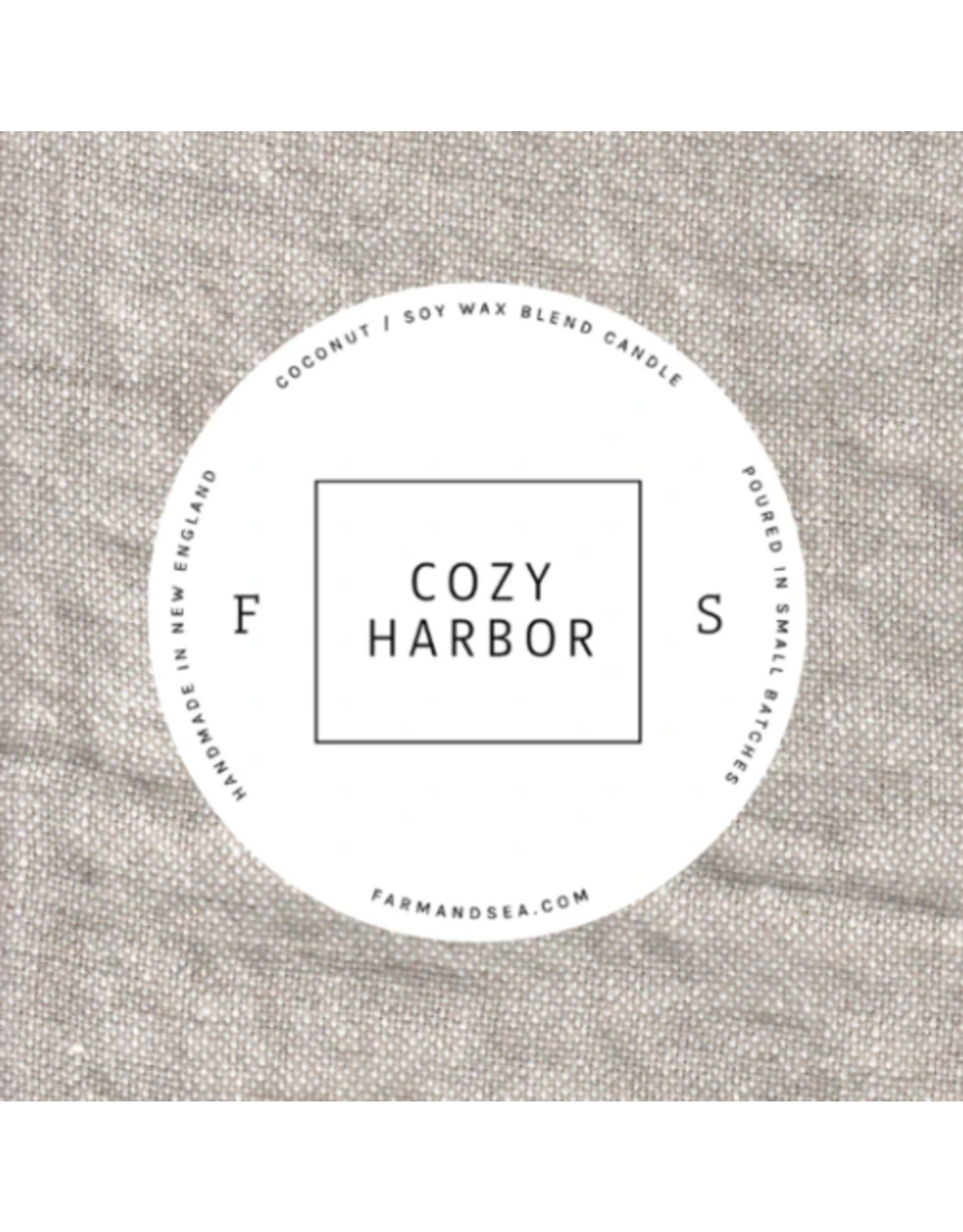 Farm + Sea Cozy Harbor Large Candle by Farm + Sea