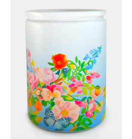 Paint & Petals Hidden Butterfly Glass 13 oz Candle