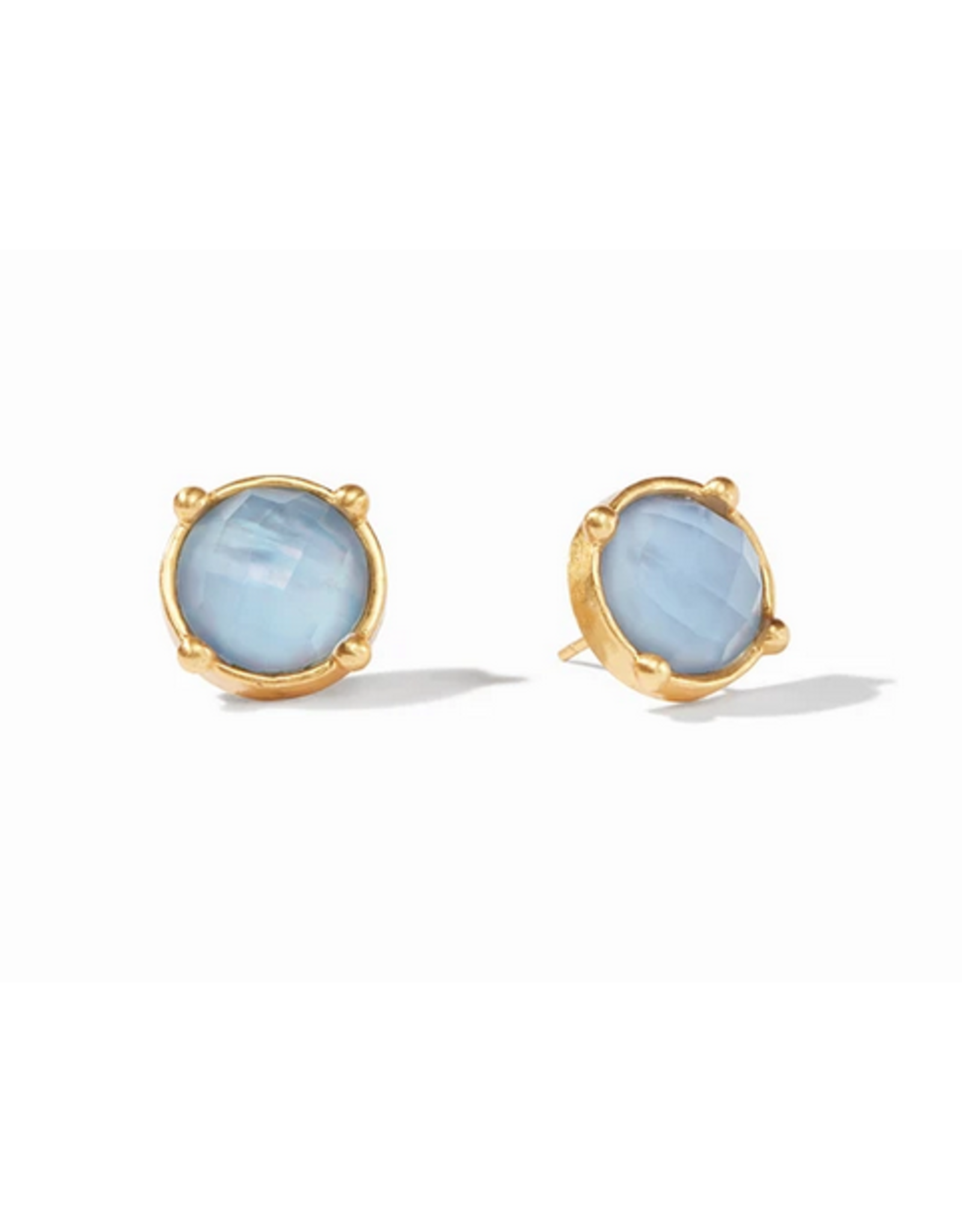 Julie Vos Honey Stud in Chalcedony Blue by Julie Vos