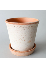 Bergs Potter Helena Pot in Rose + Saucer by Bergs Potter