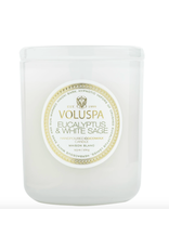 Voluspa Eucalyptus and White Sage Classic Candle