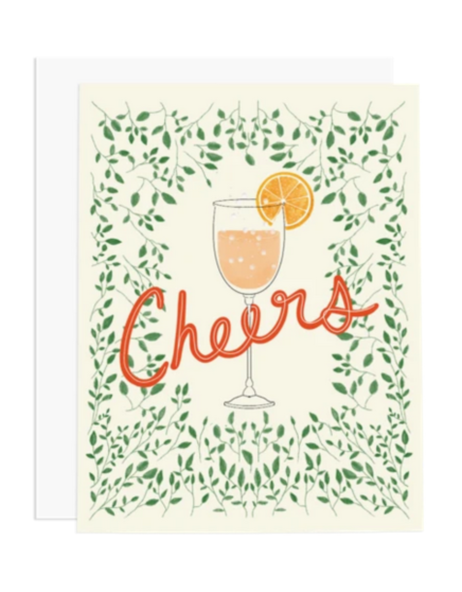 Ramus & Co Cheers Greenery Card