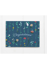 Ramus & Co Congrats Flower Cascade Card