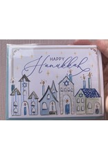 RoseanneBECK Collection Happy Hanukkah Handpainted Homes Card